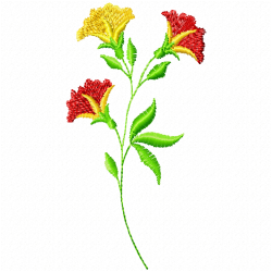 Flowers And Tree Embroidery Design 11 Flowers And Tree Embroidery Design 11